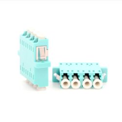 LC Adapters Quad Aqua